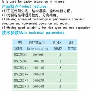 重力谷糙分離機